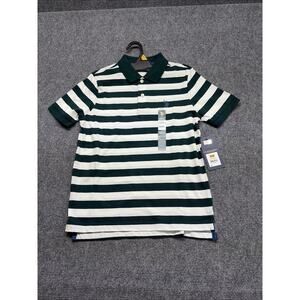 U.S. Polo Assn. Boys Stripe Jersey Polo Shirt Size L 10/12 NWT
